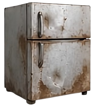 Old Rusty Fridge